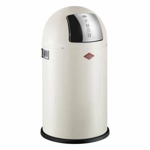 Wesco Abfallsammler Pushboy Junior, Mülleimer, Stahlblech, Sand matt, 22 L - Bild 1 von 1