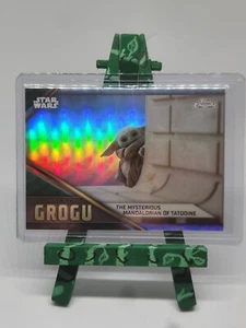 2023 Topps Chrom STAR Wars Reise von Grogu dem mysteriösen Mandalorianer #JG-9 - Bild 1 von 2