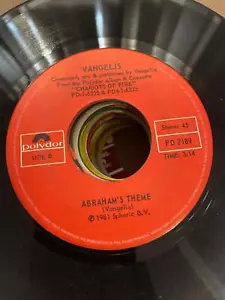 Vangelis - Abraham's Theme/Titles PD 2189 45rpm VG+ R3 - Imagen 1 de 2