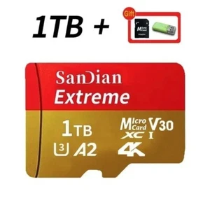 SANDISK EXTREME Plus 1TB Micro SD MicroSDXC Class 10 V30 A2 UHS-I U3 Memory Card - Picture 1 of 7