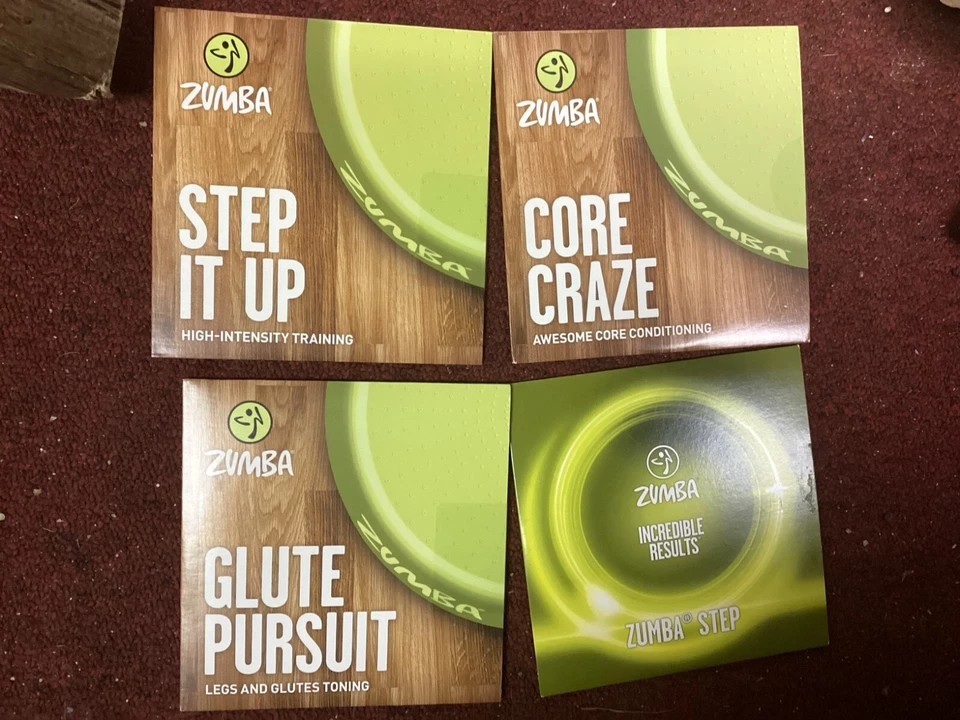 New Zumba Fitness Core Craze, Step it up, Glute Pursuit Zumba Step Cd Set - Image 1 of 1