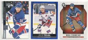 Kaapo Kakko UD | Jacob Trouba OPC Blue | Mika Zibanejad C2C | NY Rangers Lot x3 - Bild 1 von 3