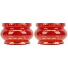  2 Pack Roter Taoistischer Weihrauchbrenner Keramik Antikes Dekor Aromaofen