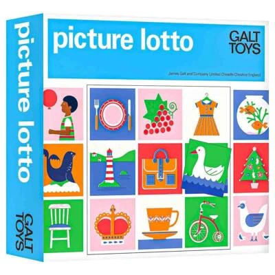 Galt Toys | Picture Lotto | Board Games | Kids Children Fun Activity | Ages 4+ | - Image 1 of 4