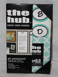 The Hub Organizer Accessory Pack Magnetic Photo Frame Alphabet To Do Stickers - Picture 1 of 3