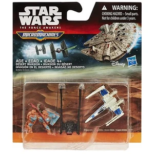 MICRO MÁQUINAS STAR WARS EL DESPERTAR DE LA FUERZA PAQUETE DE 3 INVASIÓN DEL DESIERTO - Imagen 1 de 2