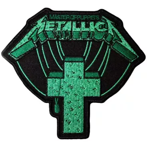 METALLICA - MASTER OF PUPPETS CROSS - PARCHE TEJIDO - NUEVO - MÚSICA METPAT04 - Imagen 1 de 1