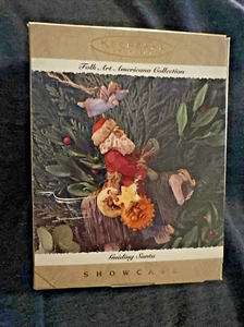 Hallmark Keepsake Folk Art Americana Collection Guiding Santa Claus Ornament - Picture 1 of 1
