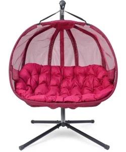 Hängematte Hängestuhl 200KG 2 Personen 173cm XXL Hängesitz Hängesessel Schaukel - Bild 1 von 4
