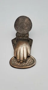 RARA clip antica moneta/carta vittoriana riso brasiliano 1000 monete metà 1800 - Foto 1 di 6