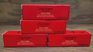 Shiseido Full Lash Multi Dimension Mascara Black BK901 Lot Of 4 - Picture 1 of 4