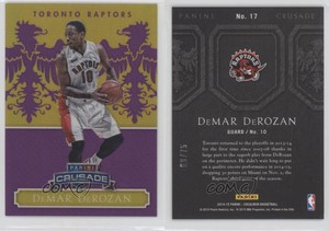 2014-15 Panini Excalibur Crusade Purple /75 DeMar DeRozan #17