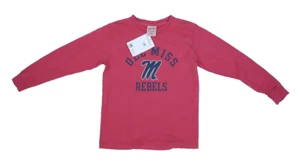 Ole Miss Rebels Comfort Wash USA Ring Spun Cotton T-Shirt NCAA Licensed Youth M - Picture 1 of 9