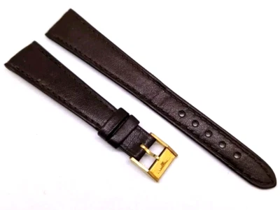 Watch Strap Longines Original 16mm Vintage Calf Leather Brown Women Band / 69 Foto 1 de 3