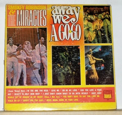Smokey Robinson & The Miracles - Away We A Go-Go - 1966 Mono Vinyl LP Record - Image 1 of 4