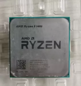 AMD Ryzen 5 1400 AM4 CPU Processor R5 1400 Quad Core 8T 3.2GHz Desktop 8MB 65W - Picture 1 of 2