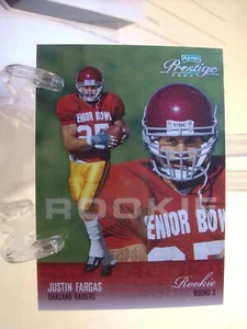 2003 Playoff Prestige Football Card #172 Justin Fargas RC (86764) - Picture 1 of 2