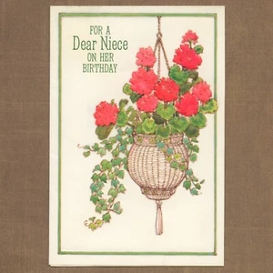 Biglietto COMPLEANNO Loving Vintage PER NIPOTE, Pensieri Speciali Fiori di Hallmark +✉ - Foto 1 di 6