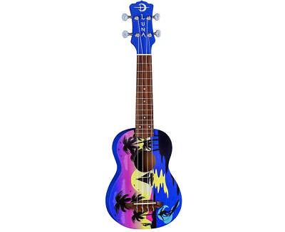 Luna Kauwela Summer Soprano Ukulele Custom Graphic - Image 1 of 4