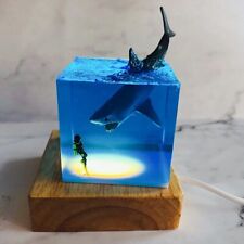 Shark Diver Decoration Fish Ocean Animal Collector Luminous Toy Creative Gift