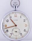 Rare Antique WWII UK Officer's Military Cyma G.S.T.P. Pocket Watch c1940's