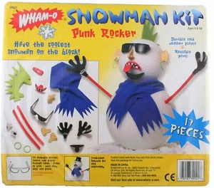 Holiday Christmas Winter Wham-O Build your own Punk Rocker Snowman Kit NEW - Picture 1 of 2