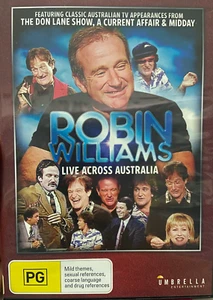 Robin Williams Live Across Australia region 4 DVD (classic Australian TV comedy) - Picture 1 of 2