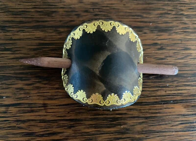 Retro Made in Italy Hairpin Hair Fork Leather Hair Stick Hair Accessories - Image 1 of 4