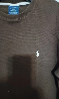 POLO RALPH LAUREN MARRÓN TALLA GRANDE TOP para dormir Foto 1 de 3