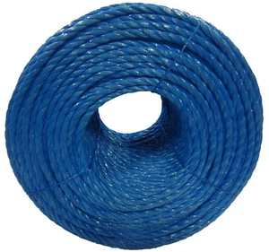 NEU 10mm x 220m Spule blau Schwerlast Polyseil Spulen Polypropylen PP Riemenscheibe - Bild 1 von 1
