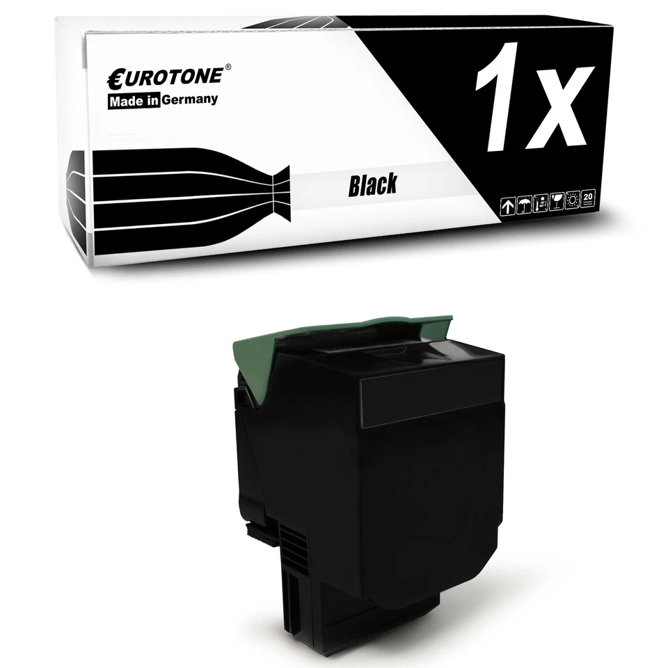 EUROTONE Toner BLACK XXL für Lexmark CS-510-dte CS-310-dn CS-410-n CS-410-dtn CS-310-n