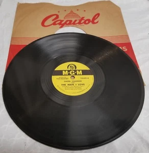 MGM 10" 78 - Sarah Vaughan - The Man I Love / Once In A While - #10549 - Foto 1 di 3
