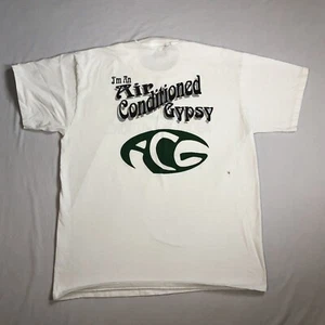 Vintage I'm an Air Condtioned Gypsy Pollution T-Shirt Size XL The Who Who's Next - Picture 1 of 8