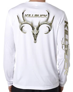 Killbuck Performance hunting t shirt long sleeve microfiber dry fit buck deer - Picture 1 of 2