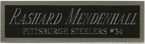 RASHARD MENDENHALL NAMEPLATE FOR AUTOGRAPHED SIGNED FOOTBALL HELMET JERSEY PHOTO - Picture 1 of 5
