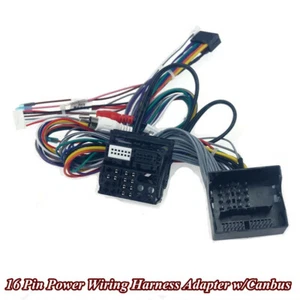 Adaptador de arnés de cable de alimentación de 16 pines con Canbus para BMW E83/X3 2006-10 Android estéreo - Imagen 1 de 6