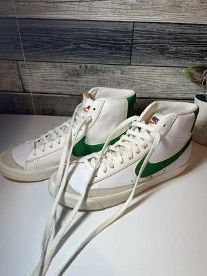 Nike Blazer '77 Vintage Mid Sail Stadium Green White, Used  No Box Good Cond - Image 1 of 4