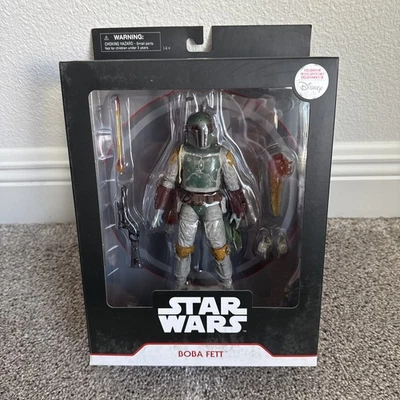 Boneco de ação Disney Star Wars Boba Fett Deluxe Diamond Select 7"" novo na caixa - Imagem 1 de 2