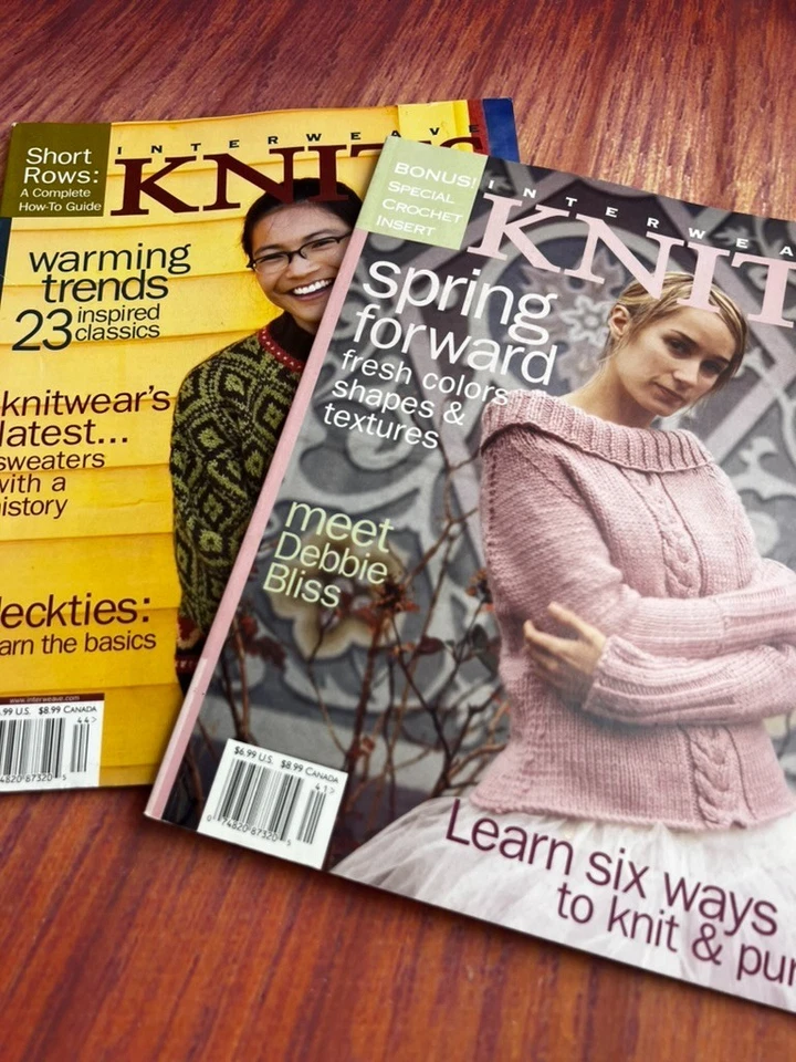 Interweave Knits Magazine –Knitting Techniques & Designs - VERY GOOD - Image 1 of 1