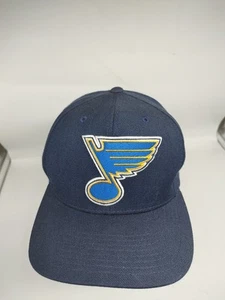 St Louis Blues Mitchell & Ness Snapback Hat Cap NHL Hockey Blue - Picture 1 of 7