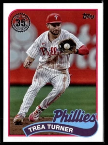 2024 Topps Trea Turner #89B-56 1989 Topps Baseball 35th Anniversary Phillies - Picture 1 of 2