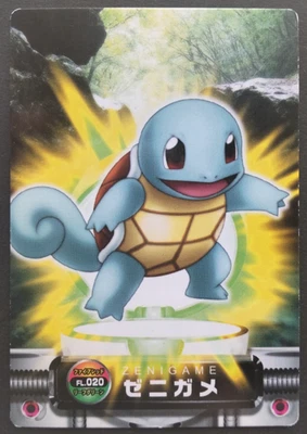 Squirtle Pokemon Zukan Card Japanese Nintendo Game Anime Rare FL.020 F/S - Image 1 of 4