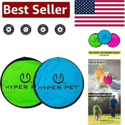 Pack de 2 Discos Voladores Flippy Flopper 9" - Ideal para Todas las Razas y Actividades Foto 1 de 4