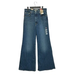 Levi's Ribcage Bell Super High Rise Jeans NWT Women's Sz 30x32 Medium Wash Slim - Picture 1 of 6