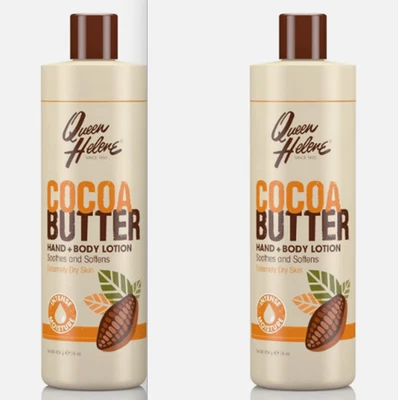 Loción para manos y cuerpo Queen Helene con manteca de cacao, 16 OZ (paquete de 2) Foto 1 de 2