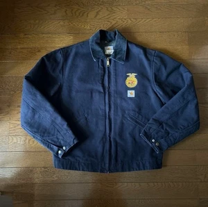 Chaqueta Carhartt FFA Detroit Talla M Negra Hecha en EE. UU. Usada Japón - Imagen 1 de 13