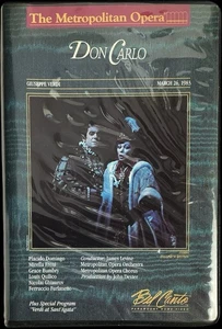 The Metropolitan Opera Don Carlo (Verdi, 1983) 2 VHS Set Opera Performance - Bild 1 von 4