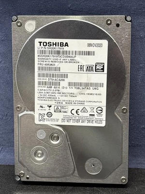 Toshiba DT01ACA200 2TB 3.5” SATA III Hard Drive HDD - Image 1 of 3