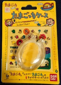 Bandai Tamagotchi Case Clear Yellow 1997 Official First Generation ungeöffnet - Bild 1 von 2