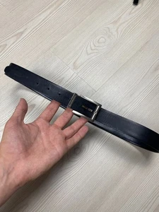 Cinturón informal Porsche Design negro para hombre gancho ajustable 110 cm - Imagen 1 de 5